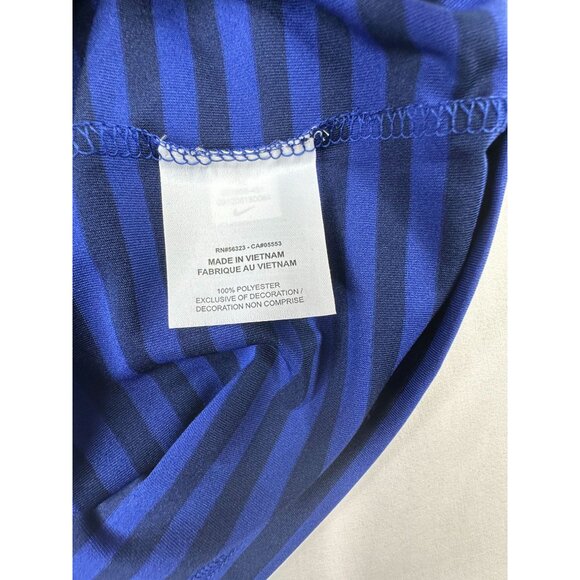 Nike Golf Polo Striped Shirt size XL Blue/Black - Picture 3 of 8
